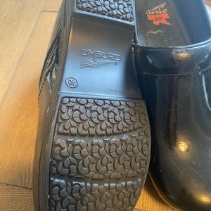 Dansko clogs patent leather